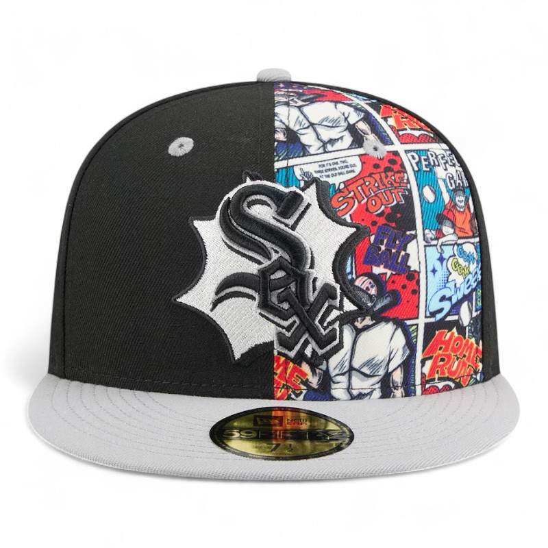 Chicago White Sox Black Diamond Hero New Era 59FIFTY Fitted Hat