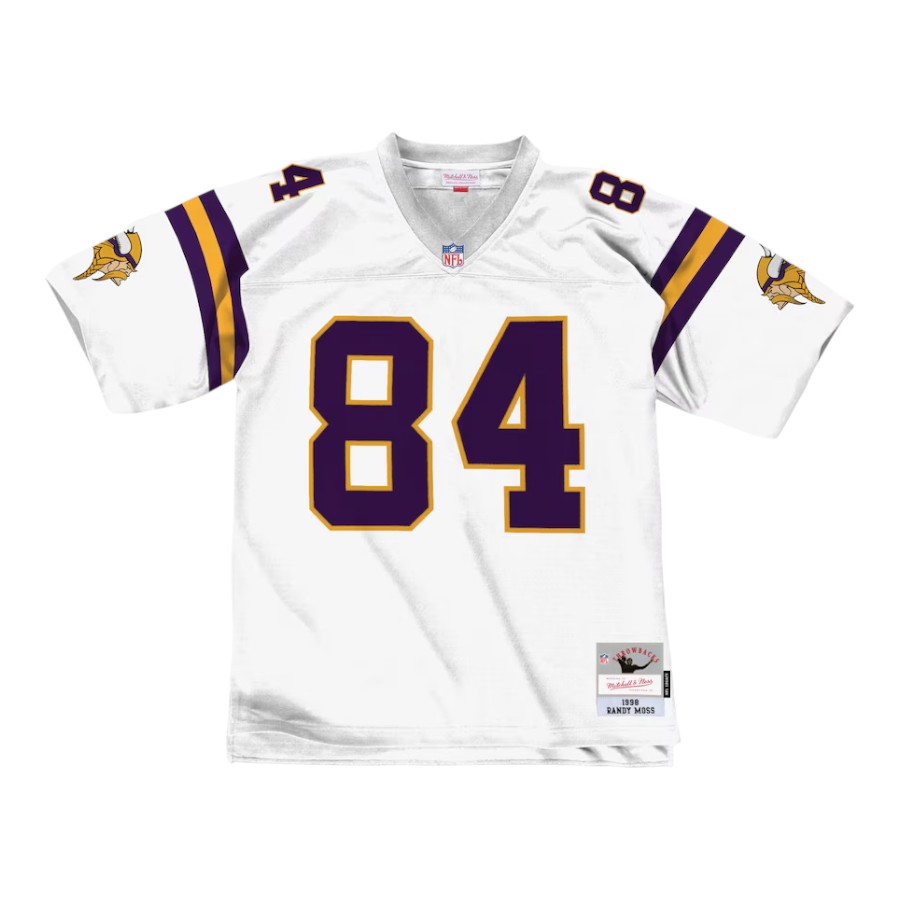 Minnesota Vikings Randy Moss White 1998 Mitchell & Ness Legacy NFL