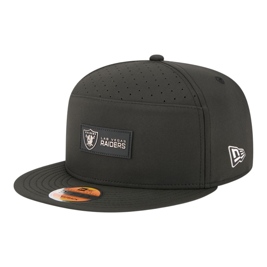Las Vegas Raiders Black 2025 NFL Sideline Split Panel New Era