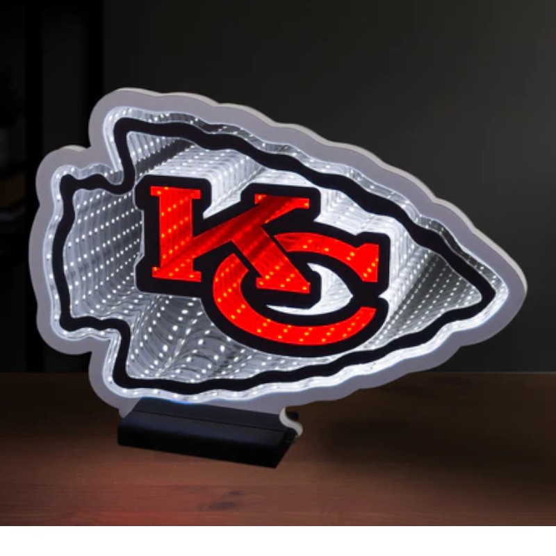 Kansas City Chiefs LED Infinity Logo Light