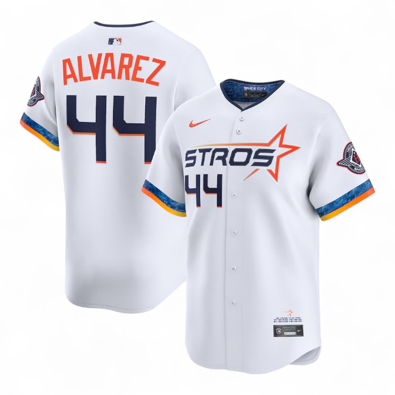 Houston Astros Yordan Alvarez White City Connect Nike Limited Houston Astros Yordan Alvarez White City Connect Nike Limited