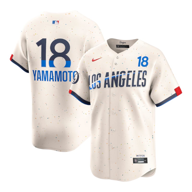 Los Angeles Dodgers Yoshinobu Yamamoto Cream City Connect Nike