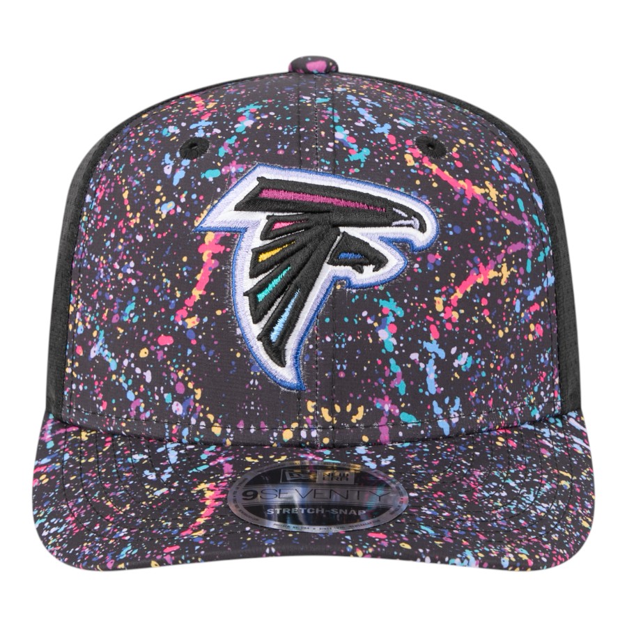 Atlanta Falcons 2025 NFL Crucial Catch Trucker Mesh New Era 9SEVENTY Snapback Hat