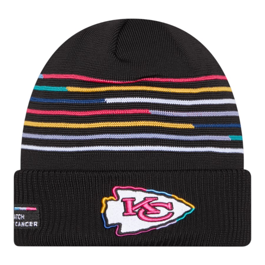 Kansas City Chiefs 2025 NFL Crucial Catch New Era Cuffed Knit Beanie Hat