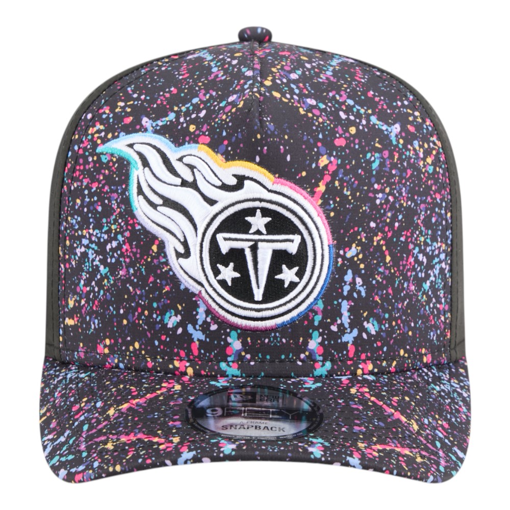 Tennessee Titans 2025 NFL Crucial Catch New Era 9FIFTY A-Frame Snapback Hat