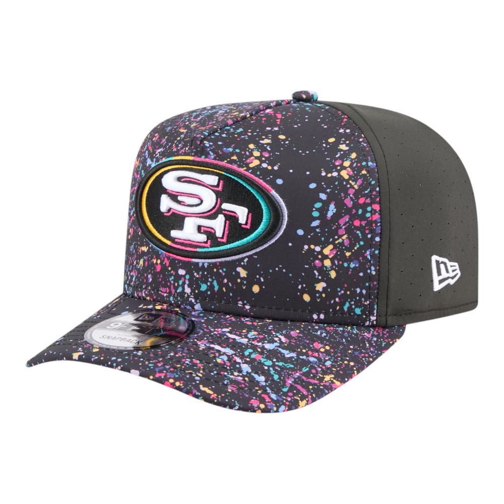 San Francisco 49ers 2025 NFL Crucial Catch New Era 9FIFTY A-Frame Snapback Hat