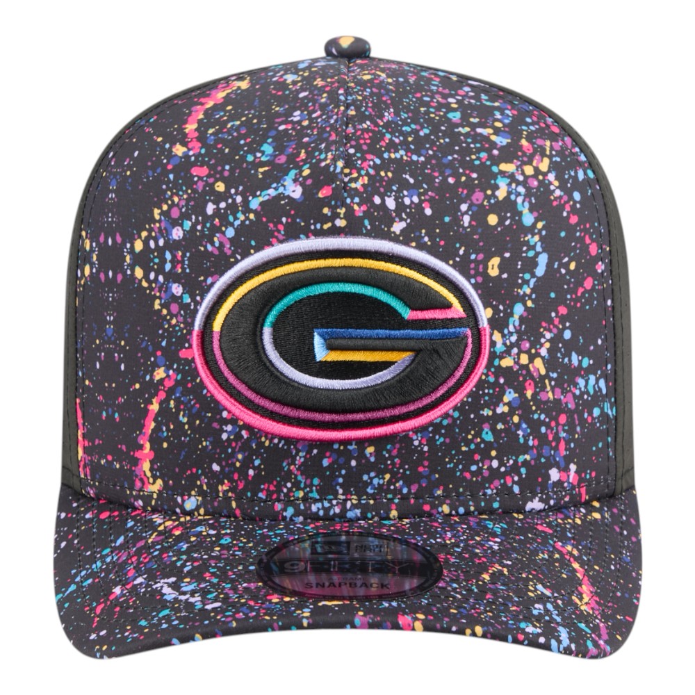 Green Bay Packers 2025 NFL Crucial Catch New Era 9FIFTY A-Frame Snapback Hat