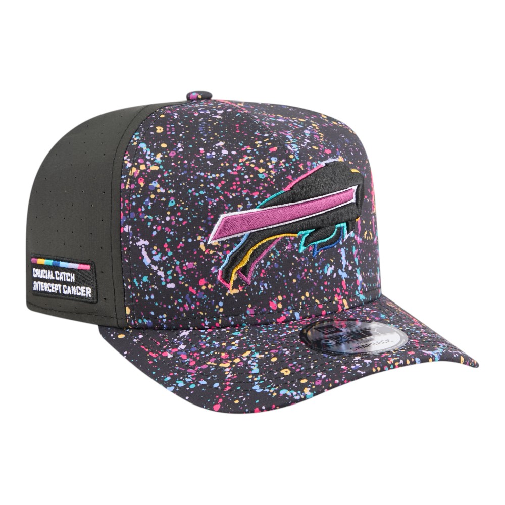 Buffalo Bills 2025 NFL Crucial Catch New Era 9FIFTY A-Frame Snapback Hat