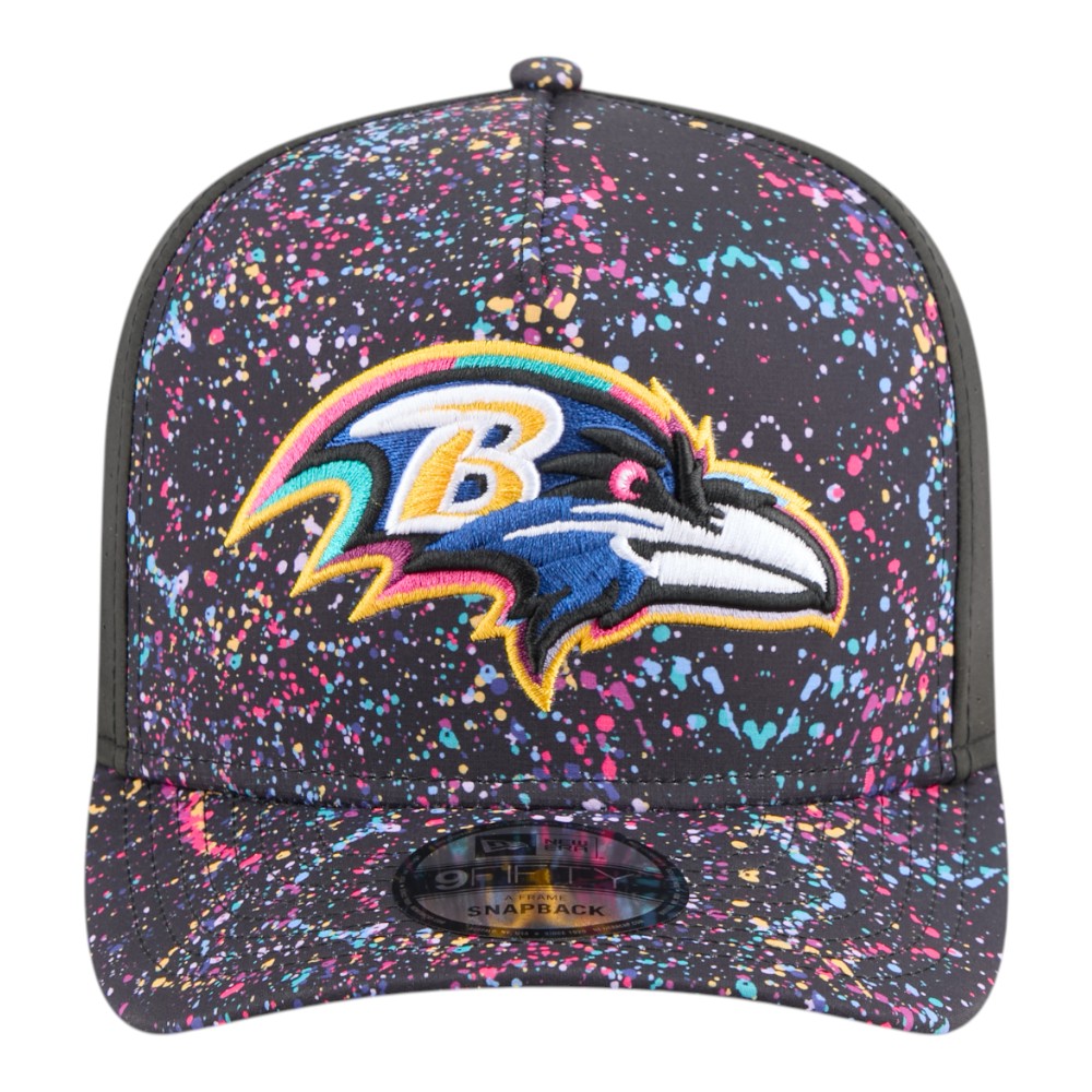Baltimore Ravens 2025 NFL Crucial Catch New Era 9FIFTY A-Frame Snapback Hat