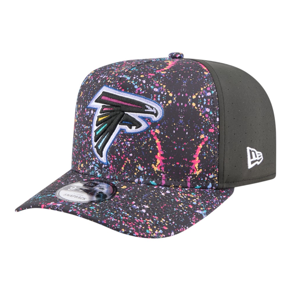 Atlanta Falcons 2025 NFL Crucial Catch New Era 9FIFTY A-Frame Snapback Hat