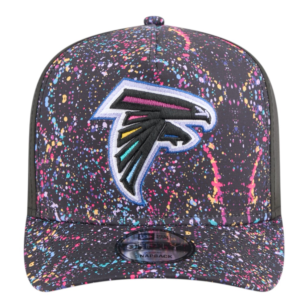 Atlanta Falcons 2025 NFL Crucial Catch New Era 9FIFTY A-Frame Snapback Hat