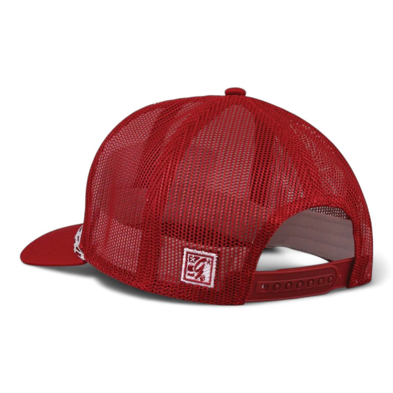Alabama Crimson Tide Red and White Rope Trucker Game Headwear Snapback Hat