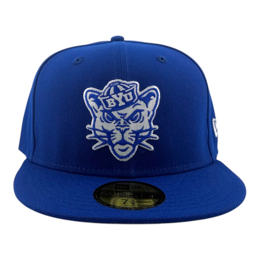 BYU Cougars Royal Blue with Gray UV NCAA New Era 59FIFTY Fitted Hat