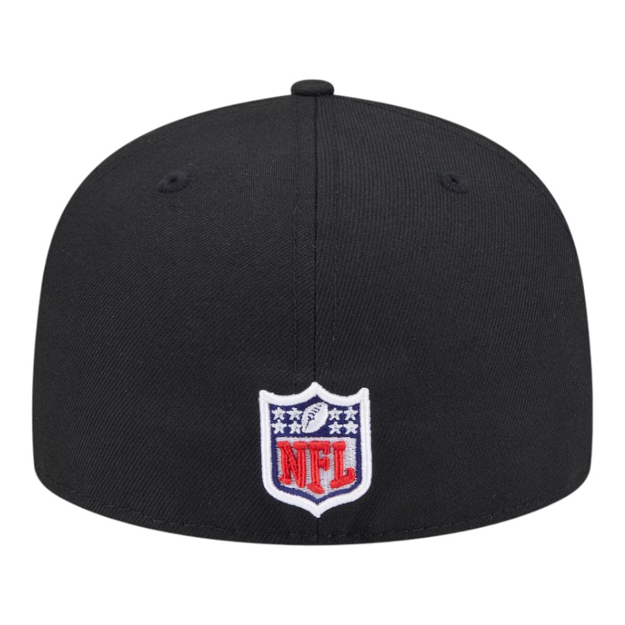 San Francisco 49ers Black 2025 Rivalries Collection Sideline Rope New Era 59FIFTY Fitted Hat