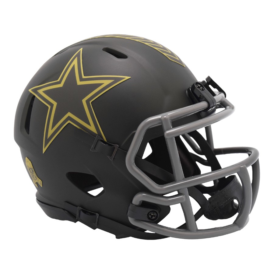 Dallas Cowboys 2025 Salute To Service Riddell Speed Mini Helmet