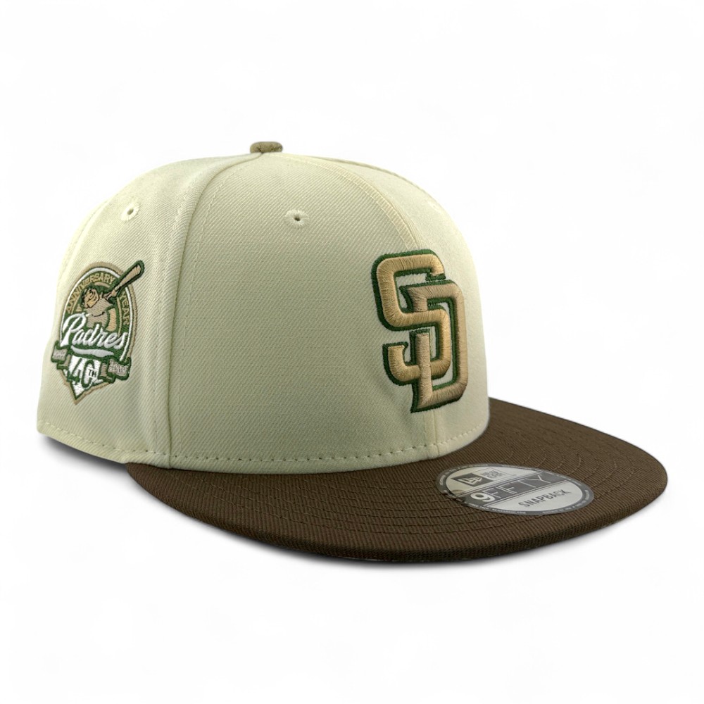 San Diego Padres Chrome and Brown 40th Anniversary Patch Realtree UV New Era 9FIFTY Snapback