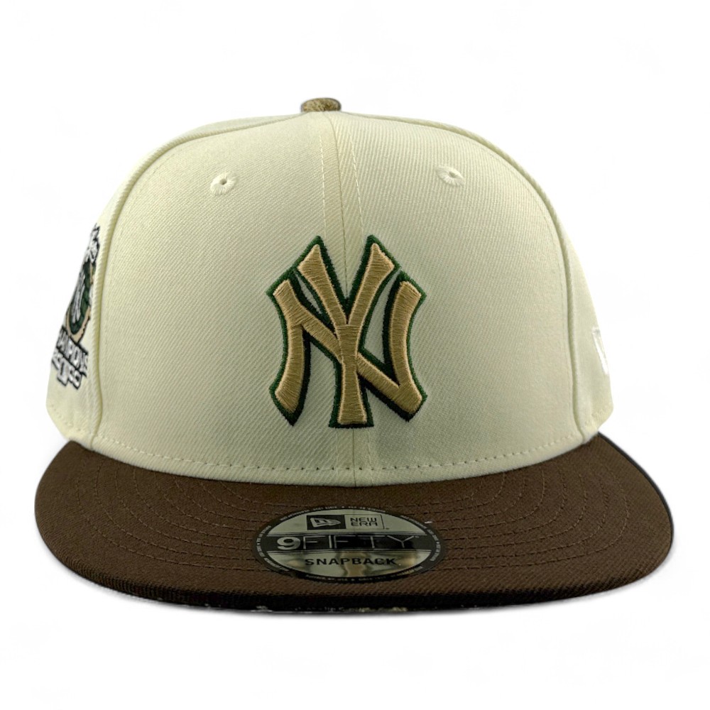 New York Yankees Chrome and Brown 2000 WS Champs Patch Realtree UV New Era 9FIFTY Snapback