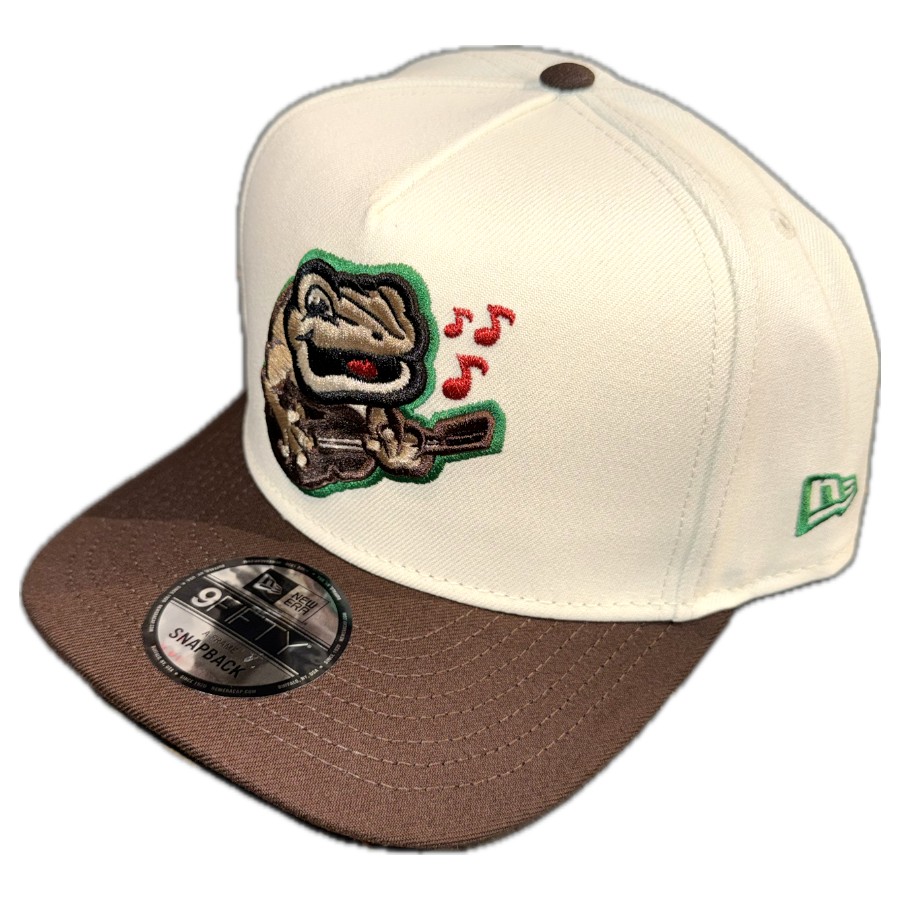 Lehigh Valley Coquis Chrome and Burnt Wood Puerto Rico Flag Patch New Era 9FIFTY A-Frame Snapback Hat