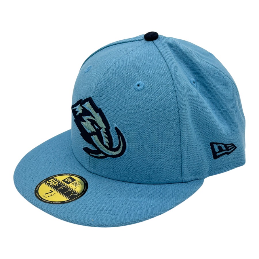 Utah Mammoth Mountain Blue with Metallic Logo Grey UV New Era 59FIFTY Fitted Hat
