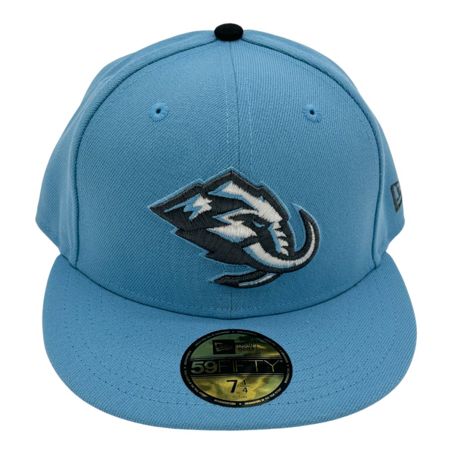Utah Mammoth Mountain Blue with White Logo Grey UV New Era 59FIFTY Fitted Hat