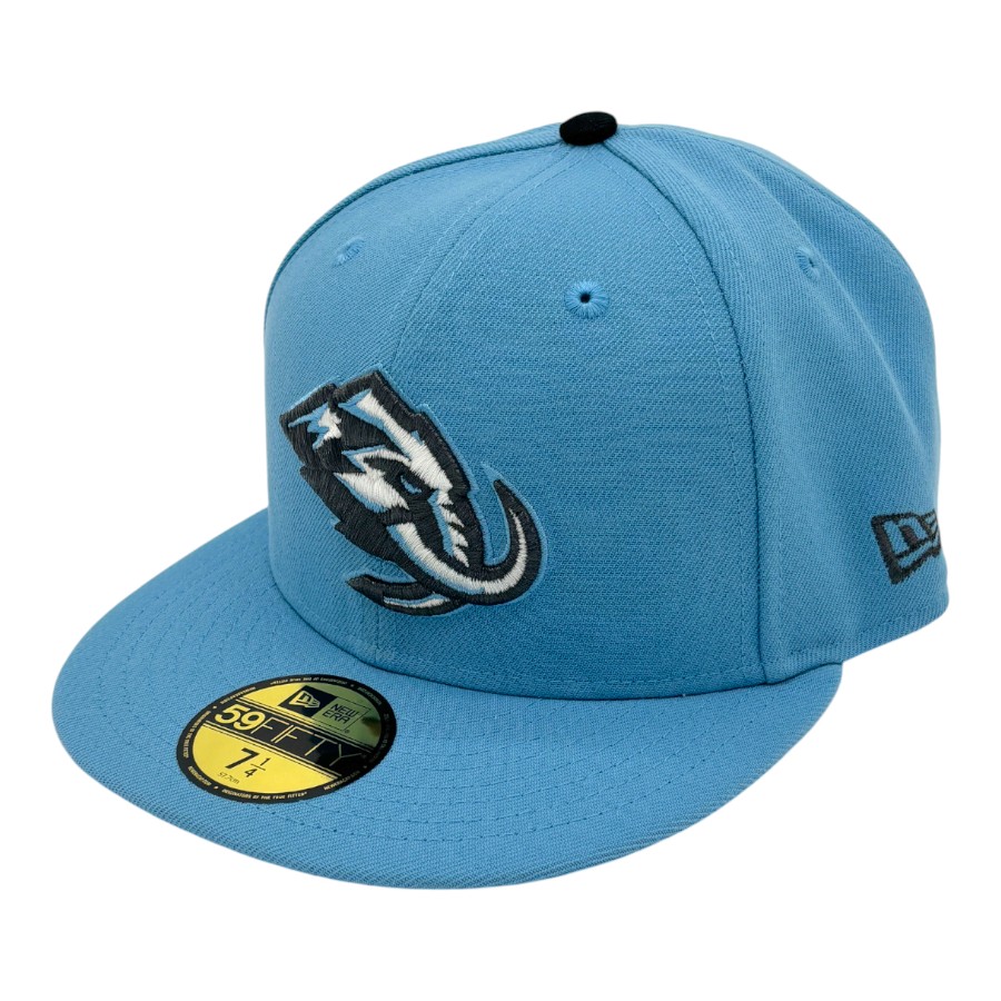 Utah Mammoth Mountain Blue with White Logo Grey UV New Era 59FIFTY Fitted Hat
