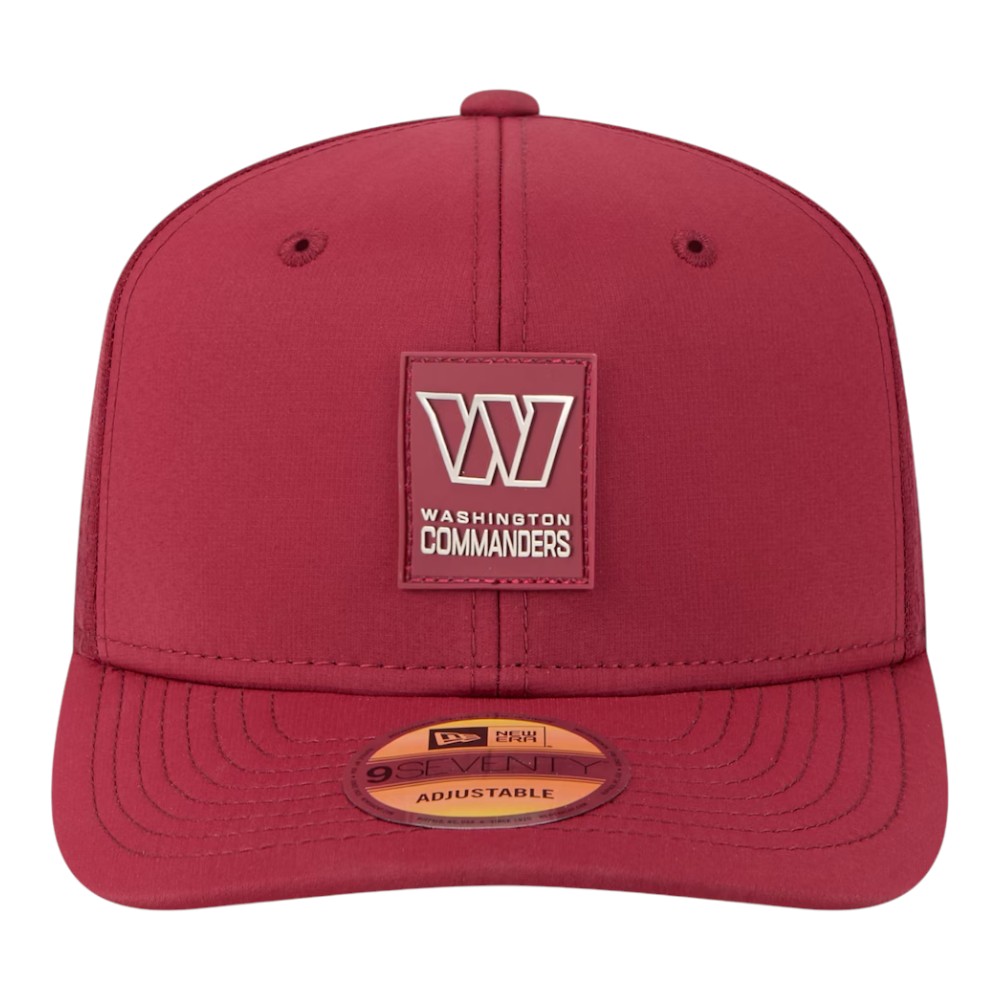 Washington Commanders Burgundy 2025 NFL Sideline New Era 9SEVENTY Trucker Adjustable Snapback Hat