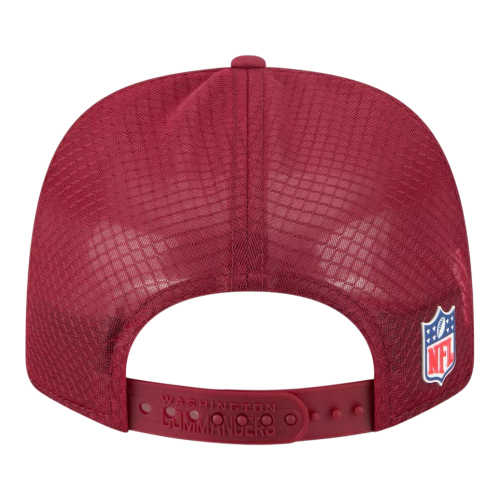 Washington Commanders Burgundy 2025 NFL Sideline New Era 9SEVENTY Trucker Adjustable Snapback Hat