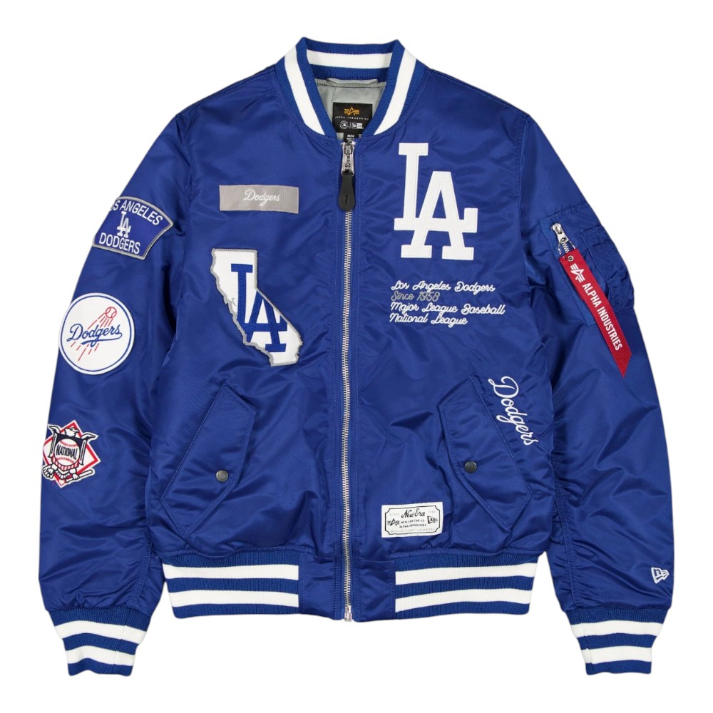 Los Angeles Dodgers Royal Blue New Era x Alpha Industries MA-1