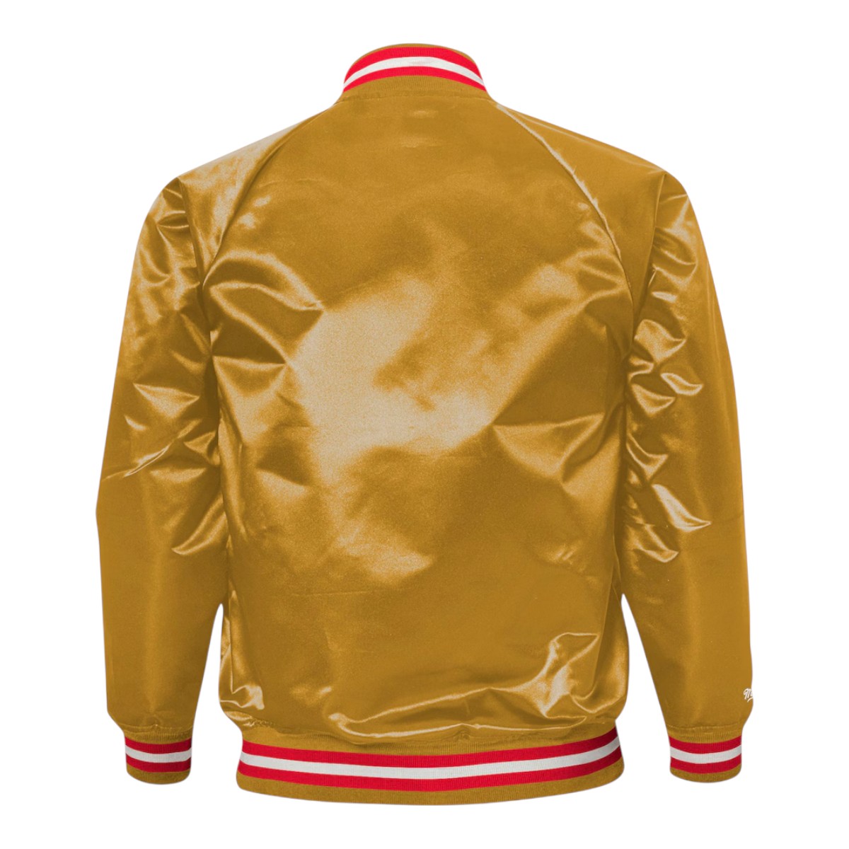 Youth San Francisco 49ers Gold Mitchell & Ness Raglan Full-Snap Jacket