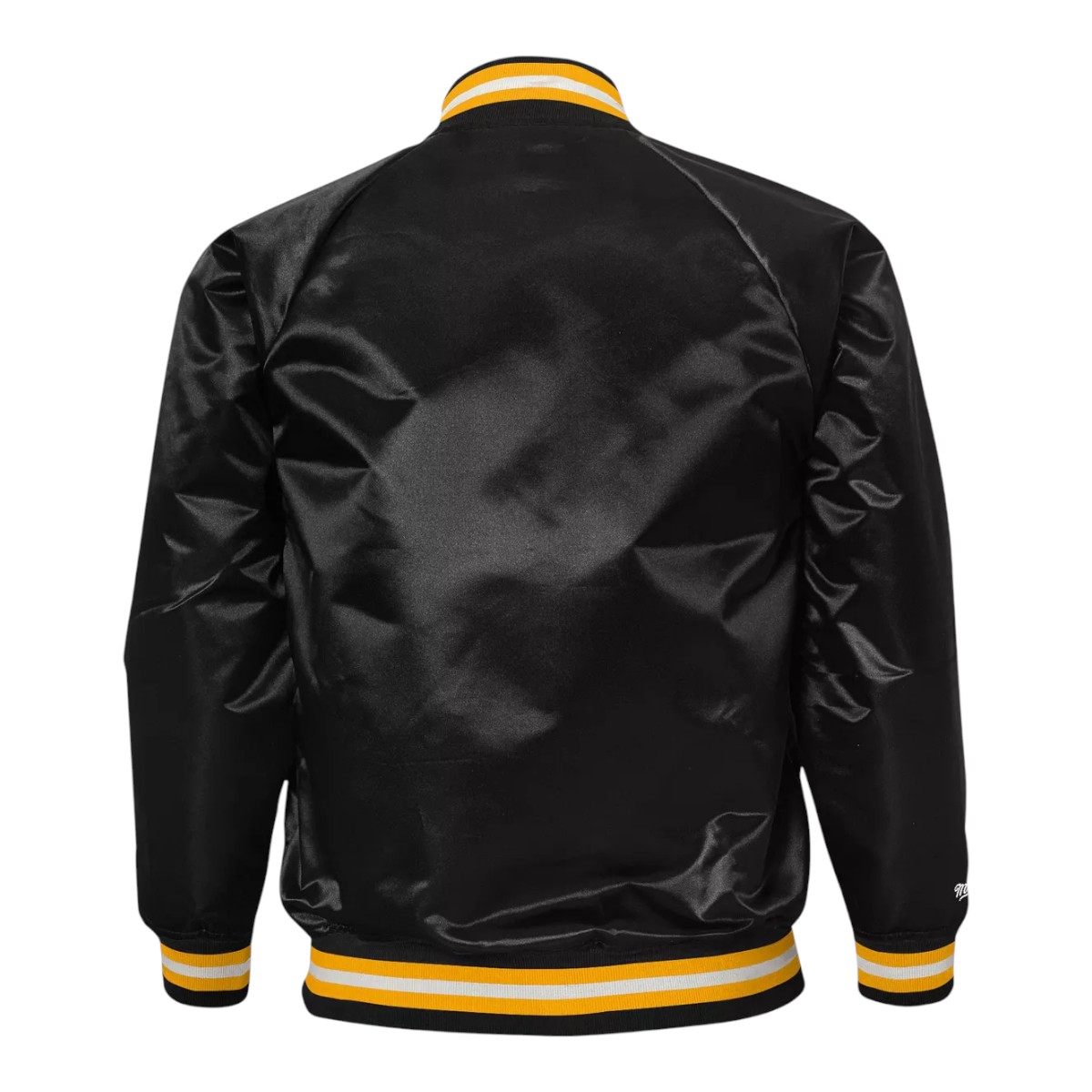 Youth Pittsburgh Steelers Black Mitchell & Ness Raglan Full-Snap Jacket