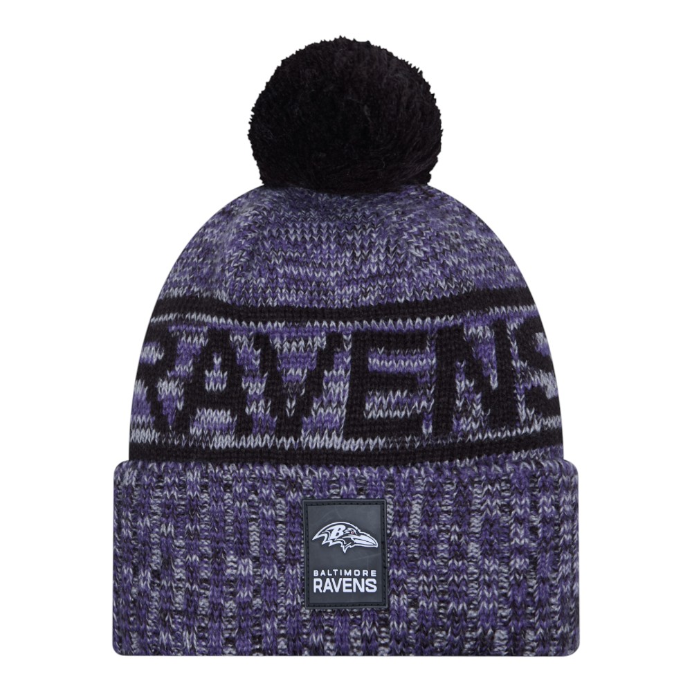 Baltimore Ravens Purple 2025 Sideline Cold Weather New Era Cuffed