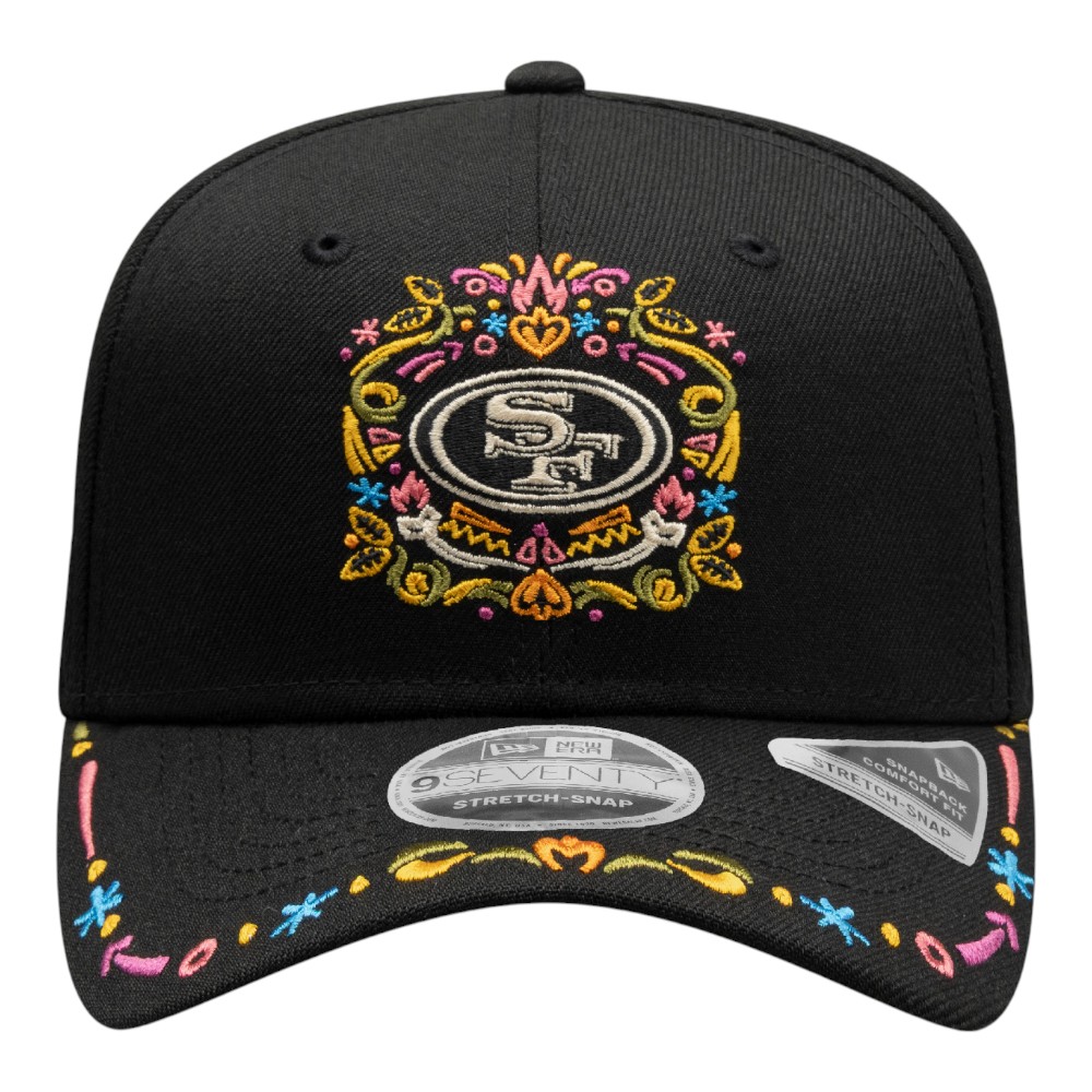 San Francisco 49ers Black "Hasta La Muerte" New Era 9SEVENTY Stretch Snapback Hat
