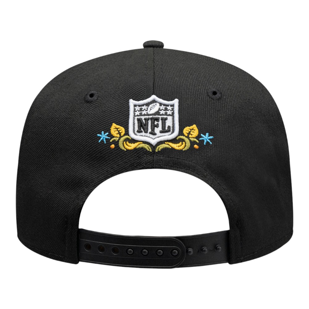 Las Vegas Raiders Black "Hasta La Muerte" New Era 9SEVENTY Stretch Snapback Hat