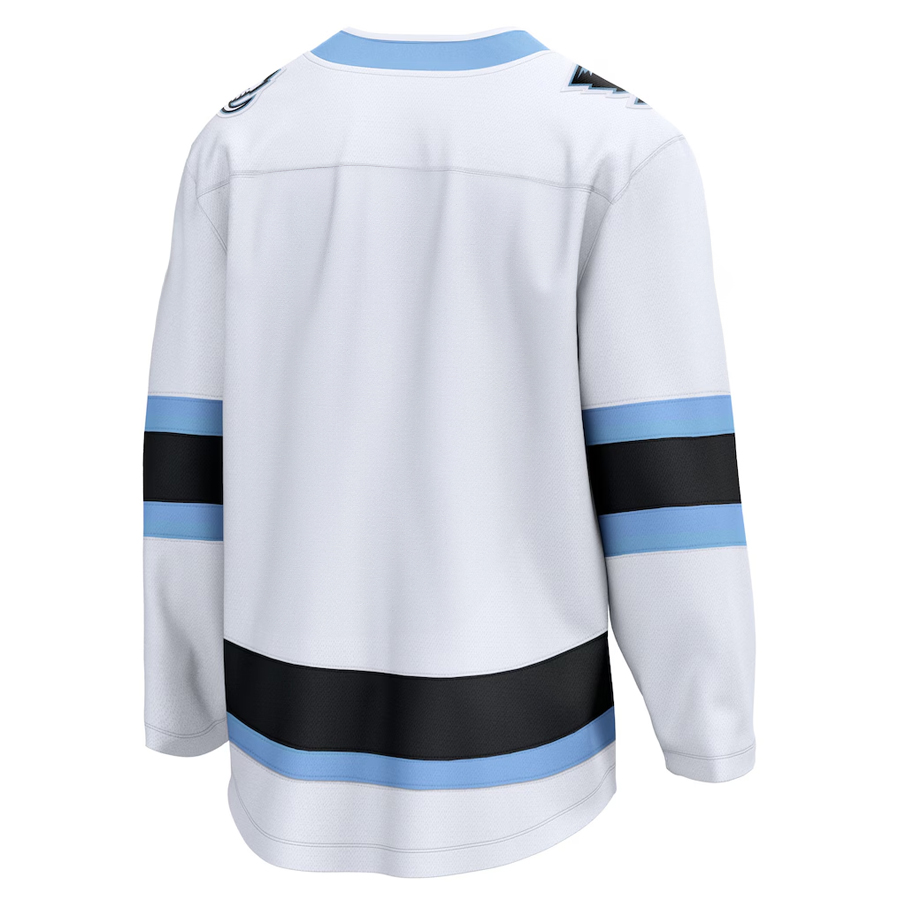 Utah Mammoth White Fanatics Blank Breakaway Away Jersey