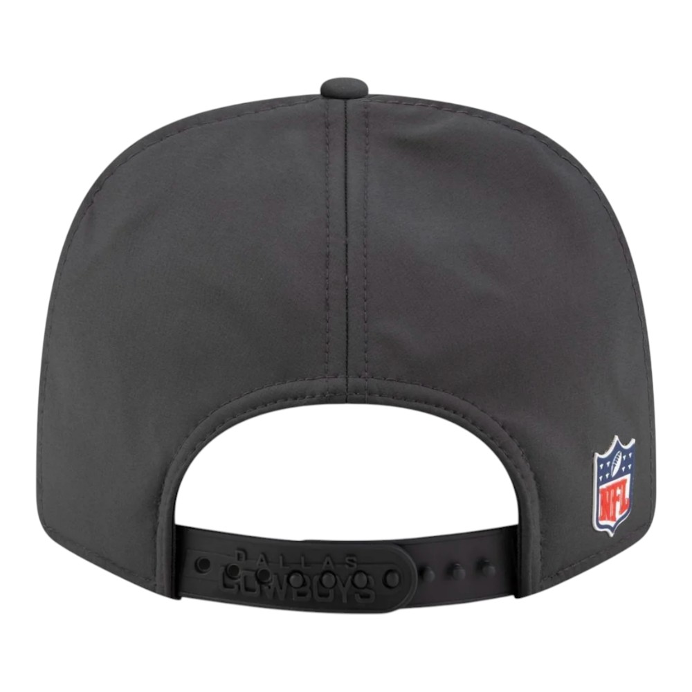 Dallas Cowboys Charcoal 2025 NFL Sideline Cold Weather New Era 9SEVENTY Adjustable Snapback Hat