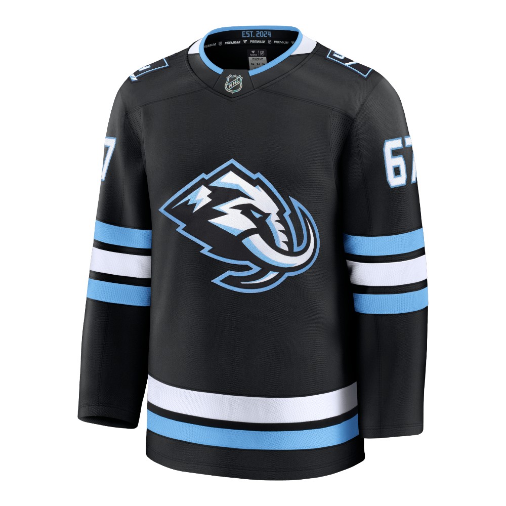 Utah Mammoth Lawson Crouse Black Fanatics Home Premium Player Jersey
