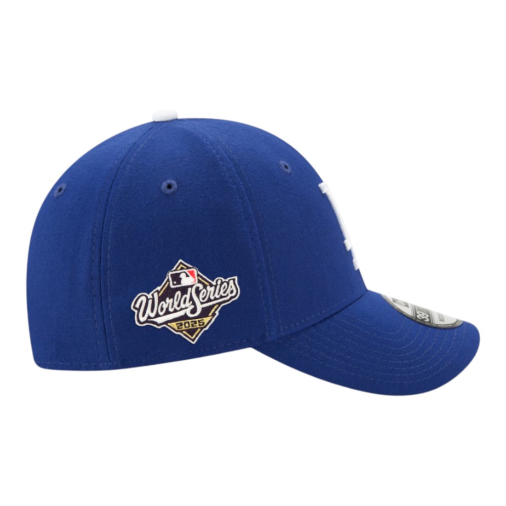 Los Angeles Dodgers Royal Blue 2025 World Series Side Patch New Era 39THIRTY Flex Hat