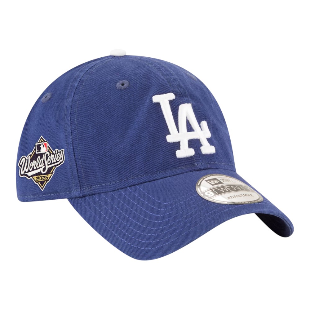 Los Angeles Dodgers Royal Blue 2025 World Series Side Patch New Era 9TWENTY Adjustable Hat