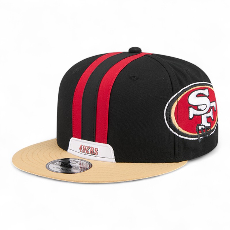 San Francisco 49ers Black and Gold Rivalry NFL Helmet Pack New Era 9FIFTY Snapback Hat