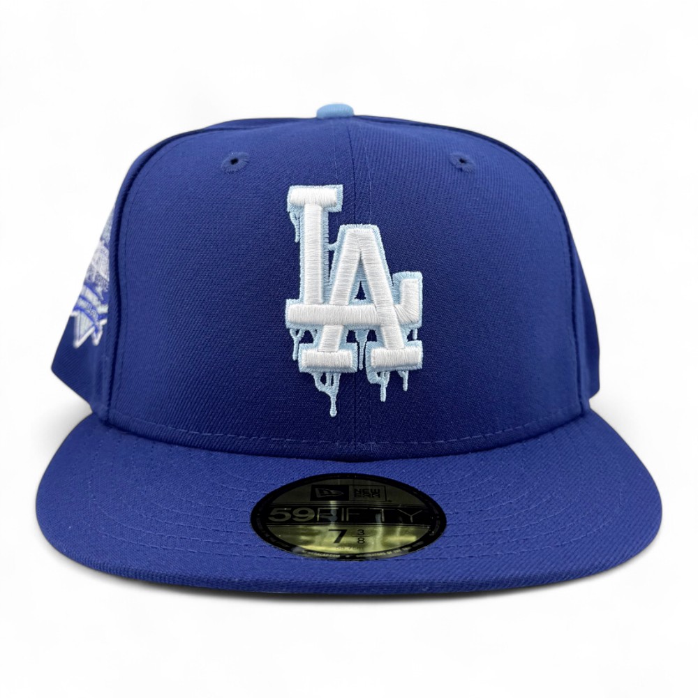 Los Angeles Dodgers Royal Blue "Bleed Blue" 40th Anniversary Patch Icy UV New Era 59FIFTY Fitted Hat