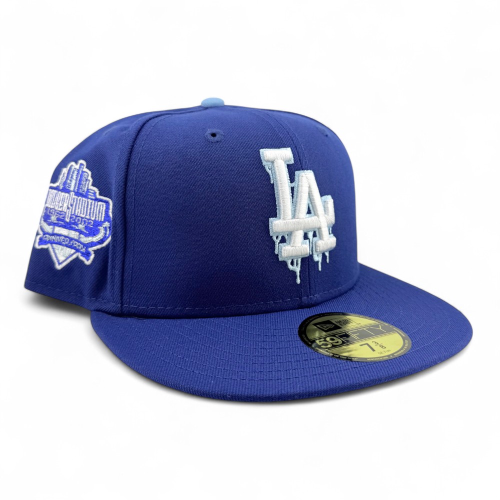 Los Angeles Dodgers Royal Blue "Bleed Blue" 40th Anniversary Patch Icy UV New Era 59FIFTY Fitted Hat