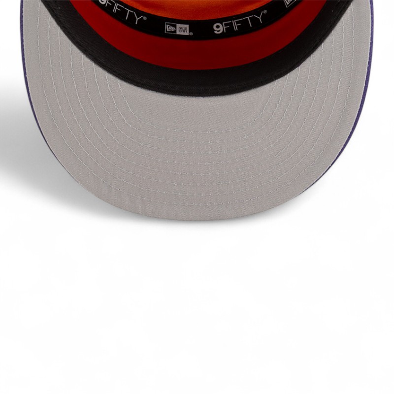 Youth Phoenix Suns Purple and White NBA Tip Off New Era 9FIFTY Split Panel Snapback Adjustable Hat