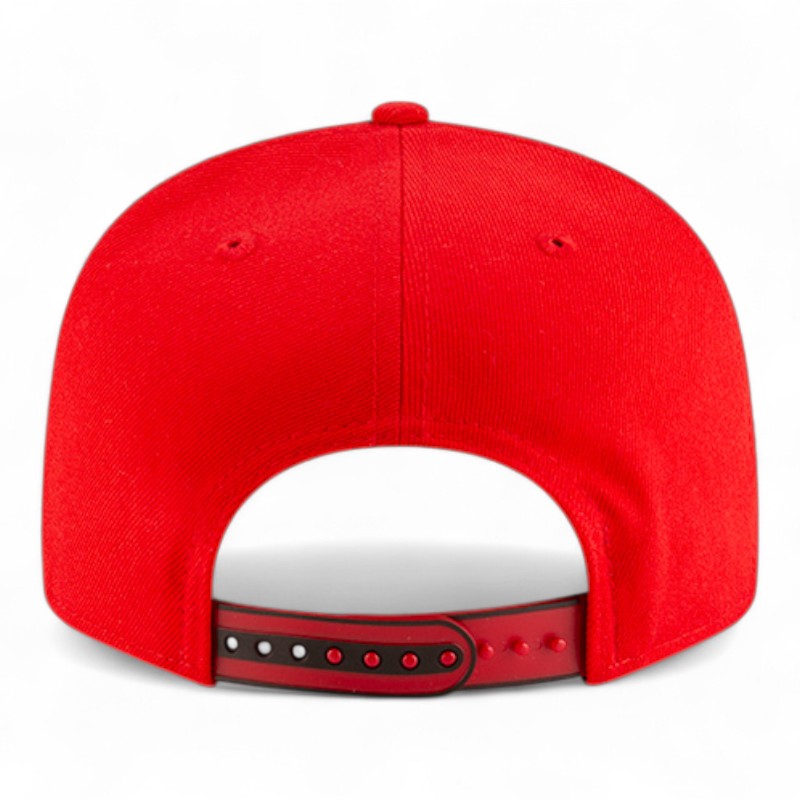 Houston Rockets Red and White NBA Tip Off New Era 9FIFTY Split Panel Snapback Adjustable Hat