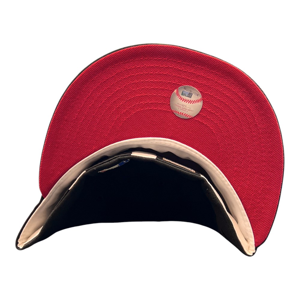 Los Angeles Dodgers Black 1988 World Series Side Patch Red UV New Era 59FIFTY Fitted Hat