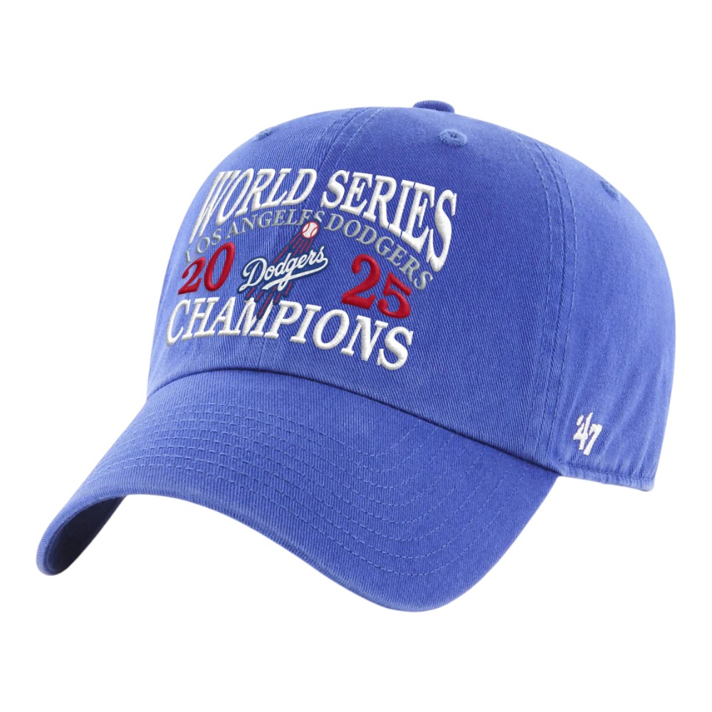 ロサンゼルス・ドジャース '47 ロイヤル 2025 ワールドシリーズ　キャップ Sports Merchandise Clothing Stores - Shop NFL, NBA, MLB & NHL Fan