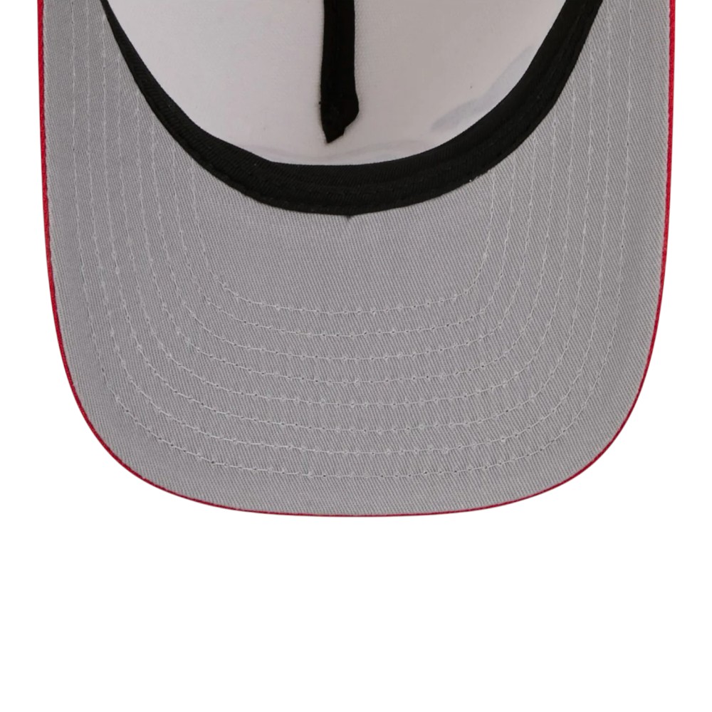 Houston Rockets Chrome and Red 1972-1994 Hardwood Classics New Era 9FIFTY A-Frame Snapback Hat