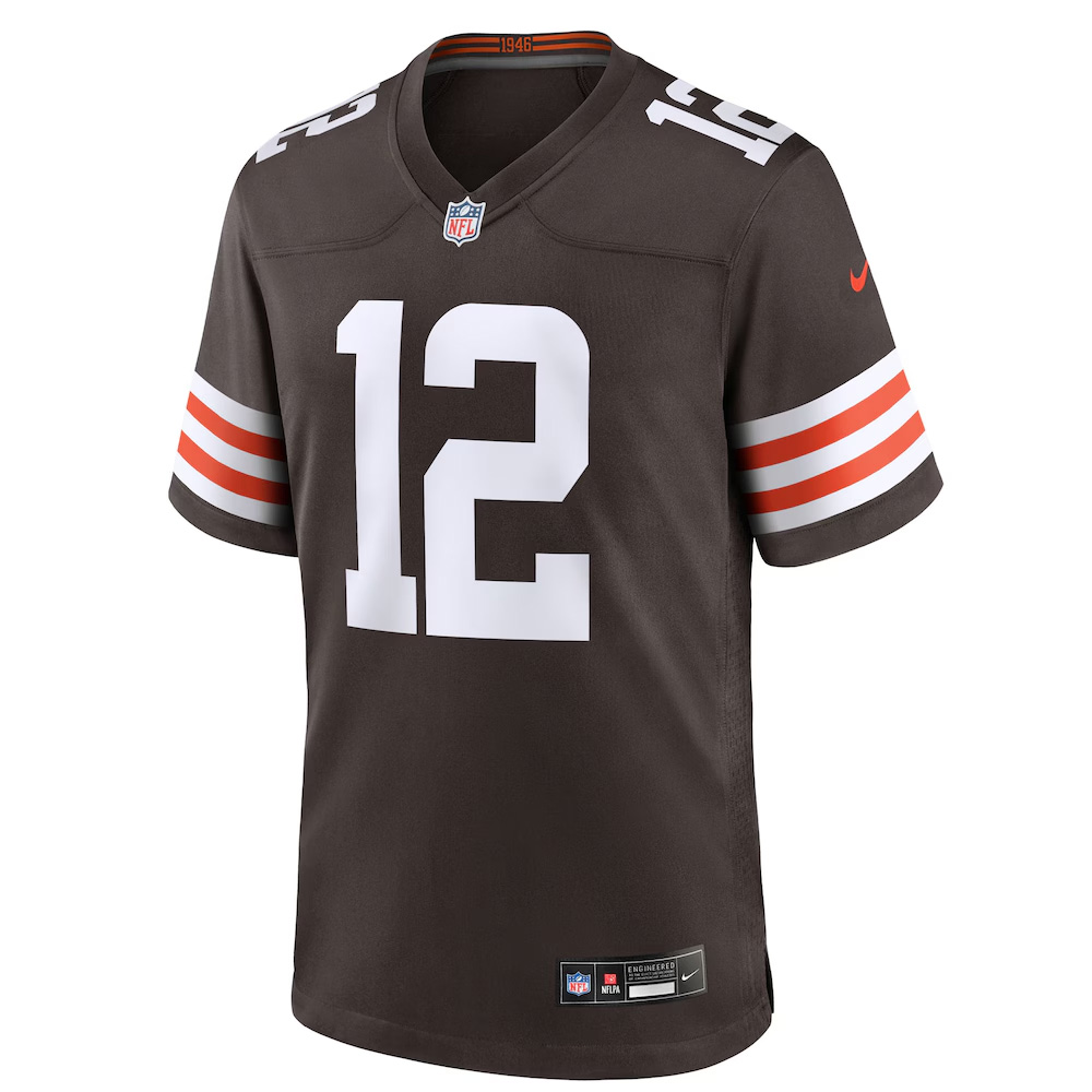 Cleveland Browns Shedeur Sanders Nike Brown Game Player Jersey