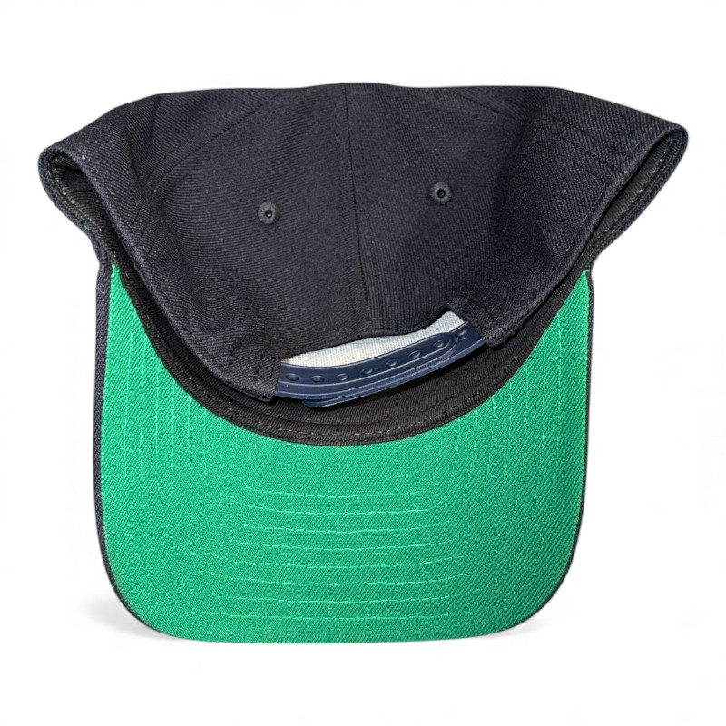 NuevaYol Navy Dominican Republic DR Flag Patch Kelly Green UV New Era A-Frame Snapback Hat