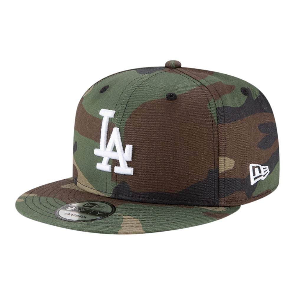 Los Angeles Dodgers Woodland Camo Back to Back Champs Diamond Patch New Era 9FIFTY Snapback Hat