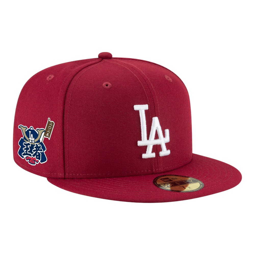 Los Angeles Dodgers Cardinal Red World Series Champs Samurai Patch